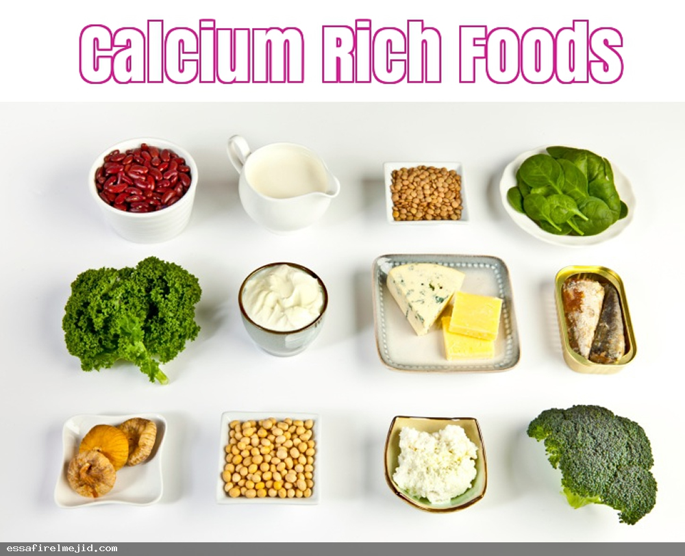 أدوار الكالسيوم Calcium الجسم نضمن الحصول عليه الغذاء